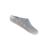 SHU`S hjemmesko med læder sål - Light Grey 46