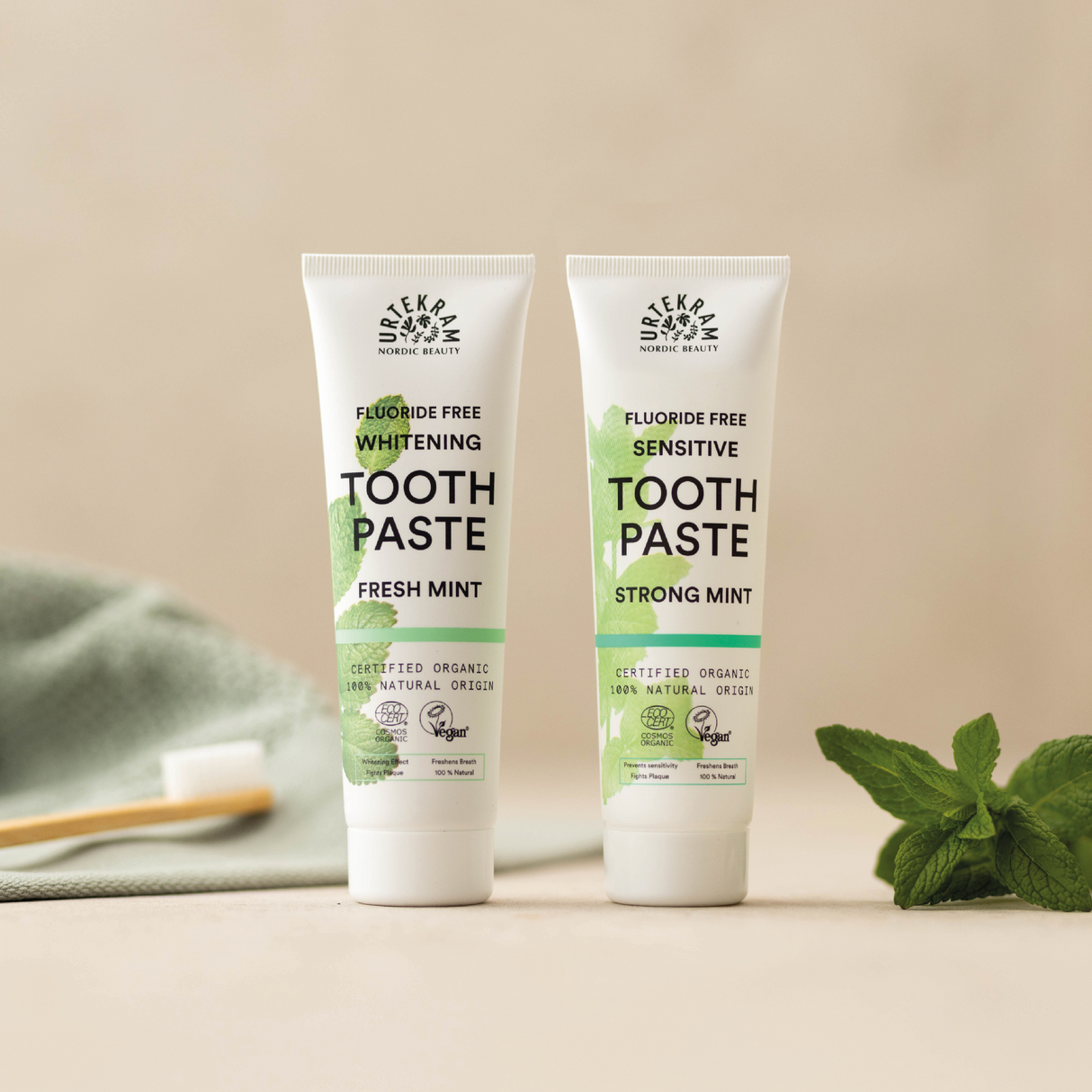Urtekram Tandkräm Strong Mint | 75 ml