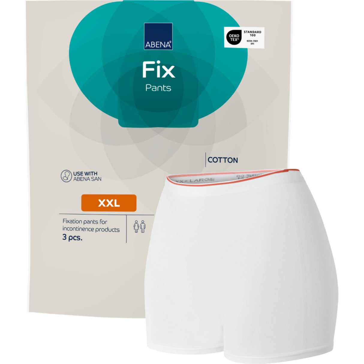 Fix Pants Fixeringsbyxor Cotton, XXL med ben