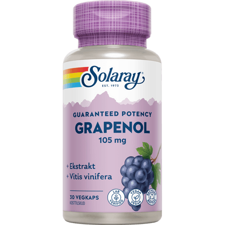 Solaray Grapenol | 30 kapslar