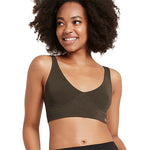 Boody Shaper Crop Bra Mörk Oliv | Stl. XS