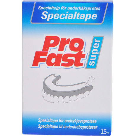 Specialtejp Underkäksproteser