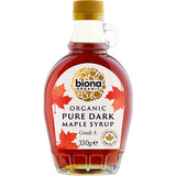 Biona Pure Mörk Lönnsirap Ekologisk Grade A | 330 gr