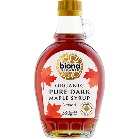 Biona Pure Mörk Lönnsirap Ekologisk Grade A | 330 gr