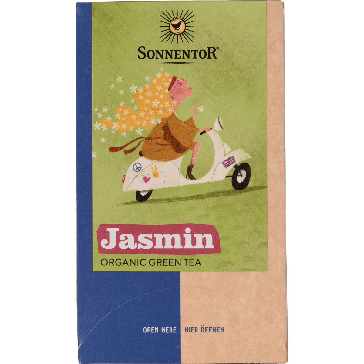 Sonnentor Grönt Te Jasmin Ekologisk | 18 påsar