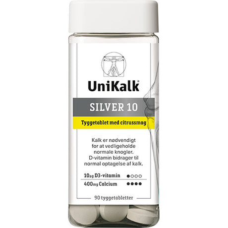 Unikalk Silver Tuggtablett | 90 tabl.