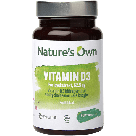 Natures Own Vitamin D3 | 60 tabletter