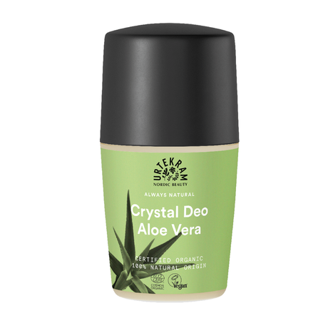 Urtekram Deo Crystal Roll On Aloe Vera | 50 ml