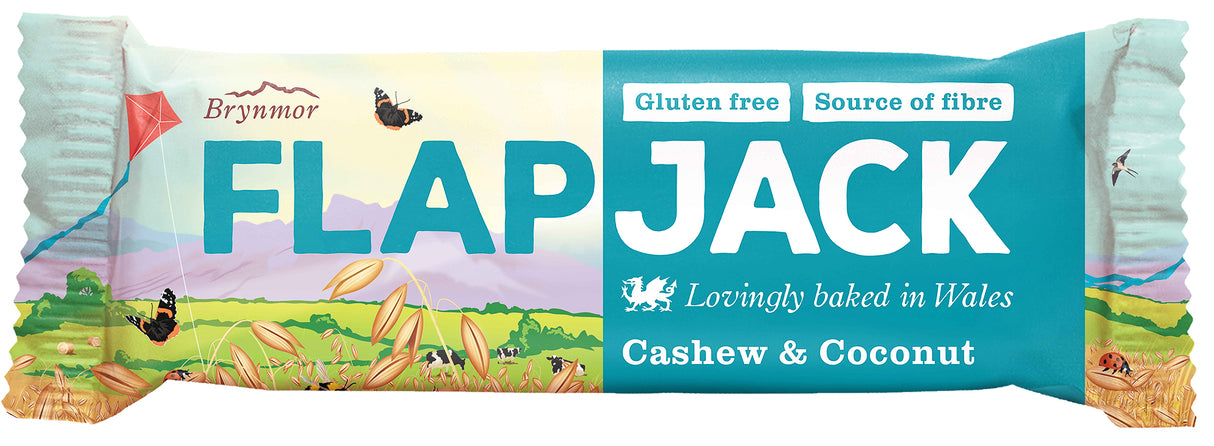 Glutenfri Bar Cashew och Kokos Flapjack från 9Brand Foods