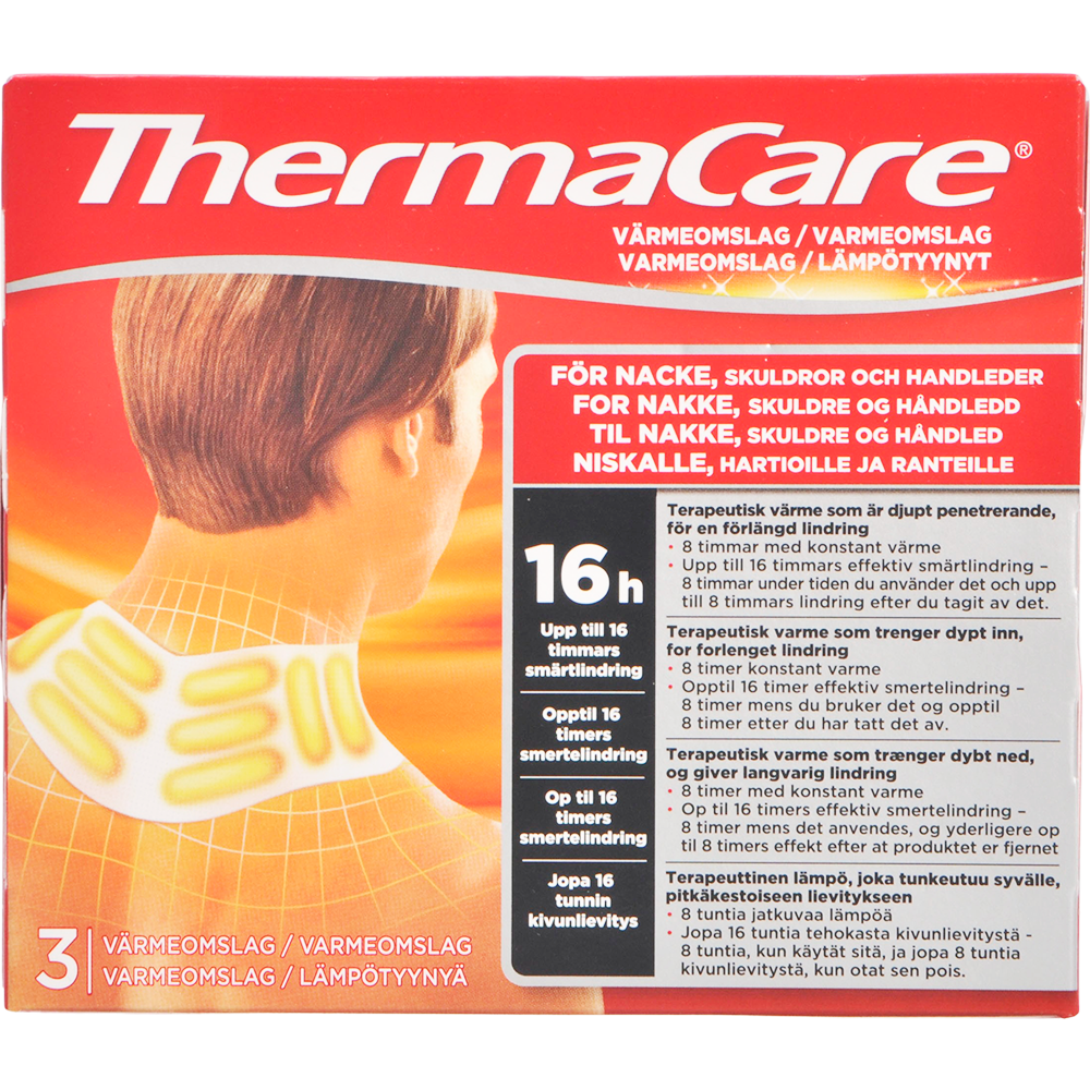 Värmeomslag för nacke, axlar och handleder