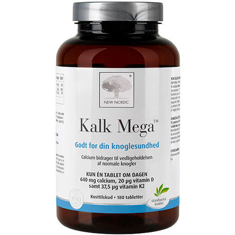 New Nordic Kalk Mega | 180 tabletter