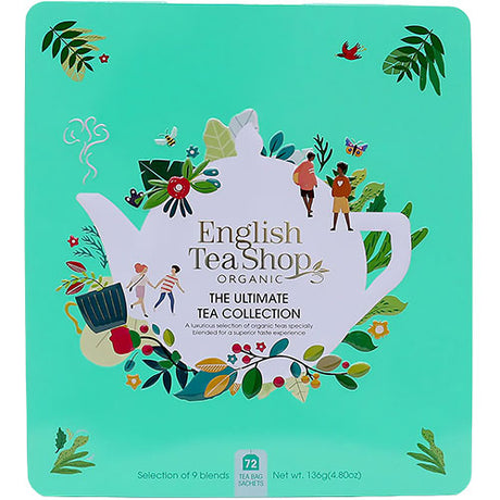 English Tea Shop Presentask The Ultimate Tea Collection Ekologisk | 72 påsar