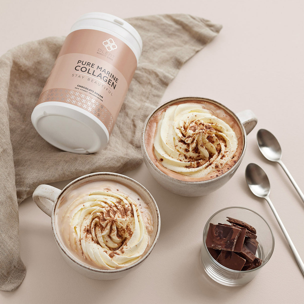 Plent Pure Marine Collagen | Chocolate