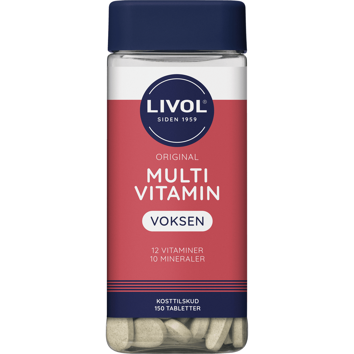 Livol Multivitamin Vuxen | 150 tabletter