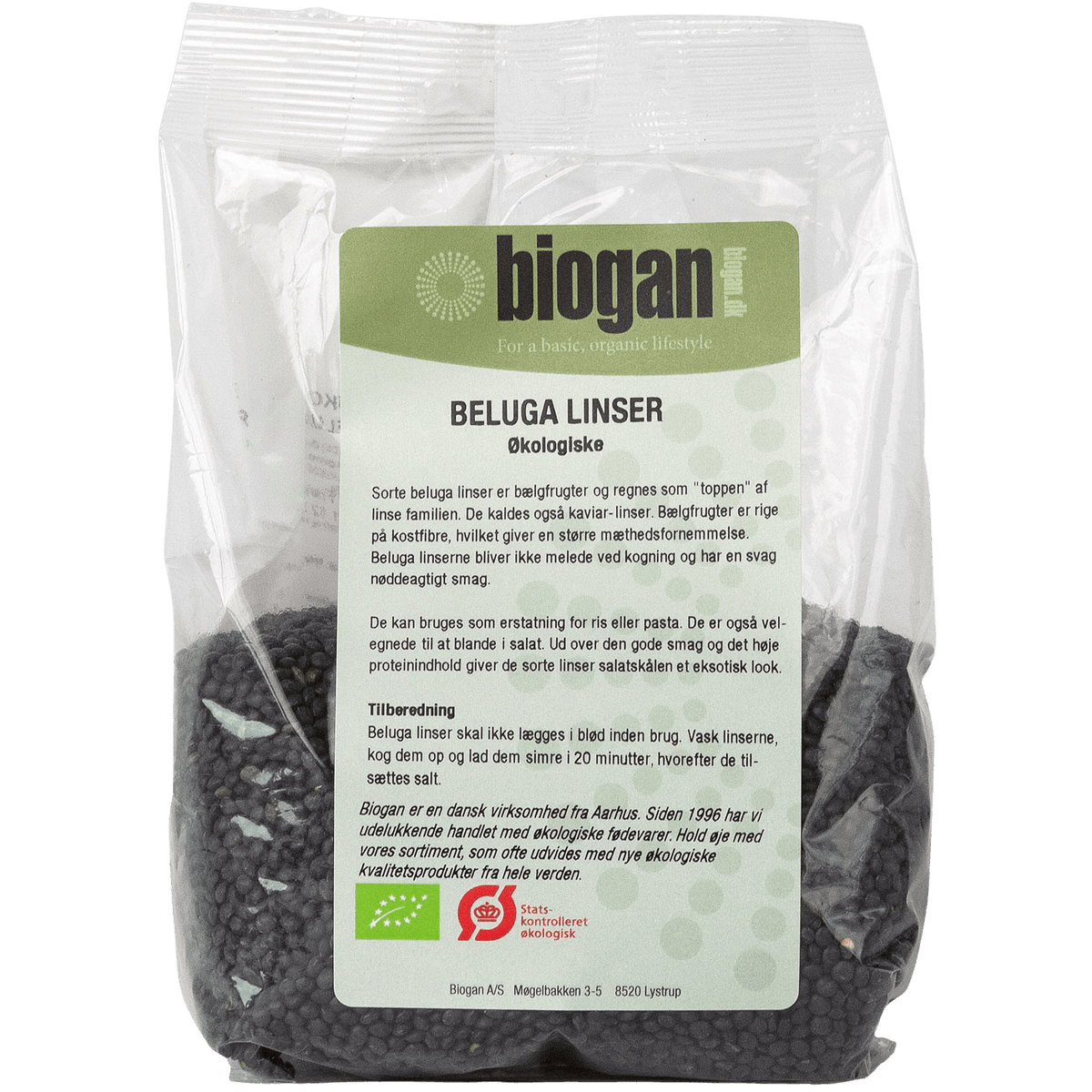 Biogan Belugalinser Italien Ekologisk | 500 g