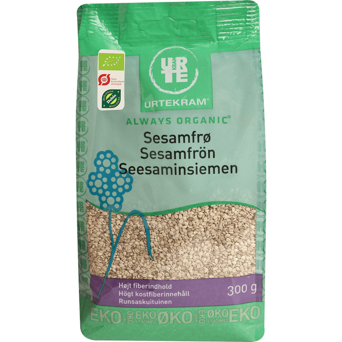 Urtekram Sesamfrön Ekologisk | 300 g