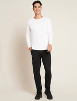 Bambu T-shirt Herr långärmad vit