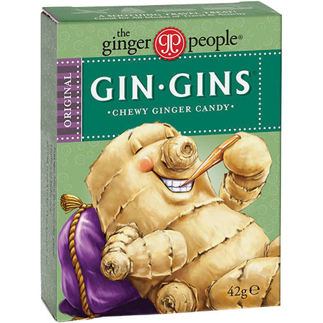 The Ginger People Ginger Chews (Gin Gins®) Original Travel Pack | 42 gr