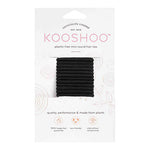 KooShoo Hårgummiband Svart plastfri 12 st (mini)