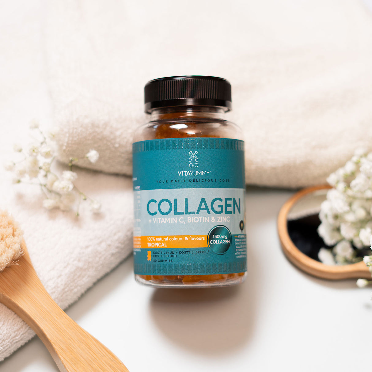 VitaYummy Collagen Tropical | 60 vingummin