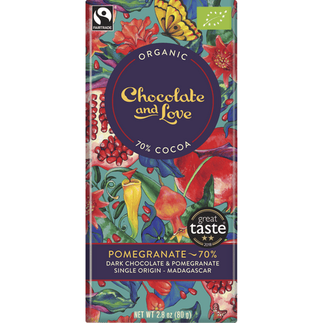 Choklad Granatäpple 70% Ekologisk från 
