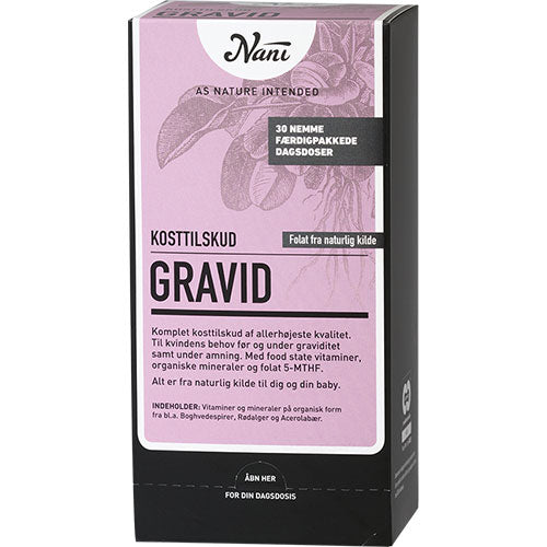 Nani Gravid Kosttillskott | 30 påsar