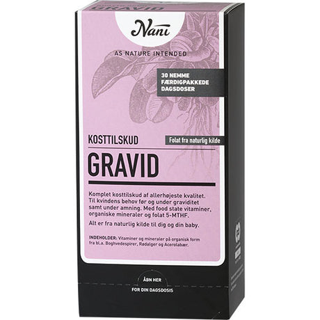 Nani Gravid Kosttillskott | 30 påsar