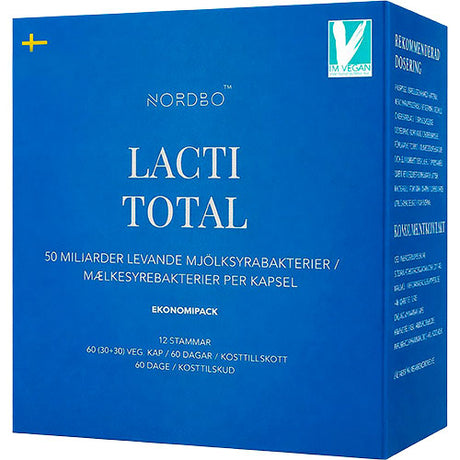NORDBO Lactitotal 50 Mia. | 60 kapslar