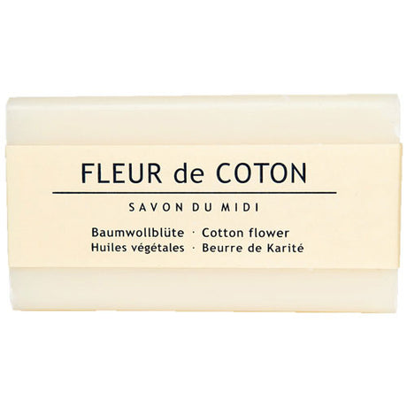  Tvål Bomull Blomma Med Sheasmör Vegan Fleur De Coton