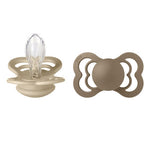 BIBS Supreme Silicone 6mån+ (Vanilj/Mörk Ek) 2 2 st