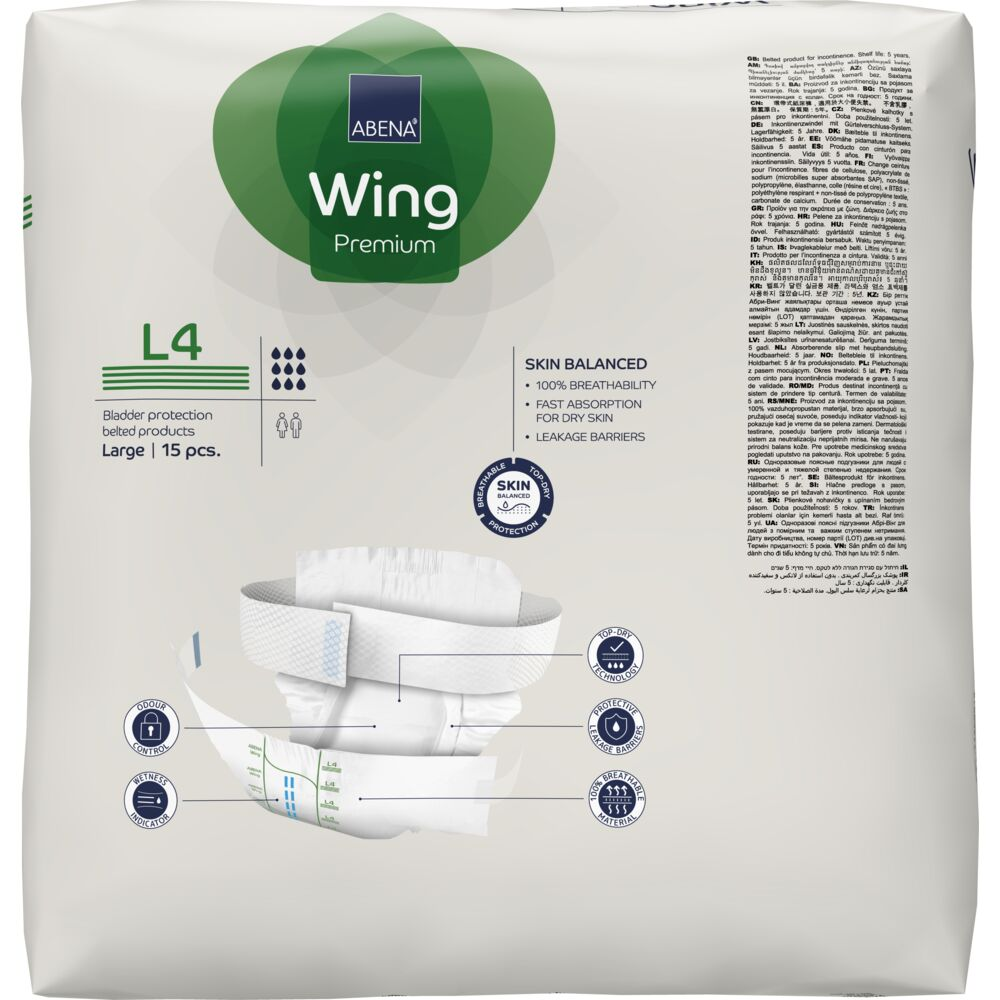 Abena Wing L4 | 15 stk