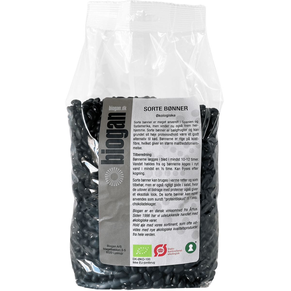Biogan Svarta Bönor Ekologisk | 1 kg