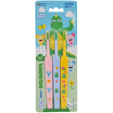 Good Barntandborste för barn 0-3 år Mini Extra Soft