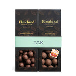 Elmelund Choklad Apelsin, Lakrids eller Hasselnöt, Vit Choklad Tack Sampak EKO | 180 g