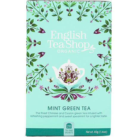 English Tea Shop Mynta Grönt Te Eko | 20 påsar