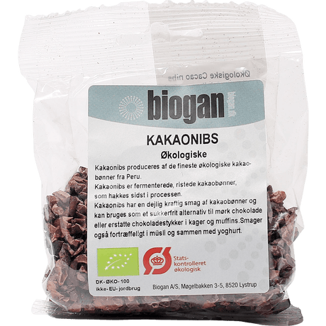 Biogan Kakaonibs Ekologisk | 80 g