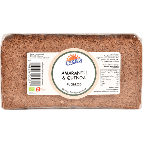 Rømer Amaranth Och Quinoa Bröd I Skivor Ekologisk | 500 g