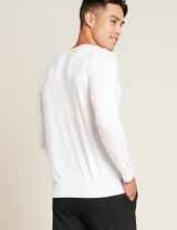 Bambu T-shirt Herr långärmad vit