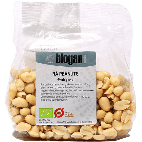 Biogan Peanuts Raw Ekologisk | 200 g