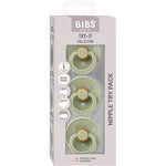 BIBS Try-it Colour Size 1 Sage 3 Pack