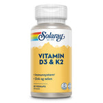 Solaray Vitamin D3 & K2 | 60 kapslar
