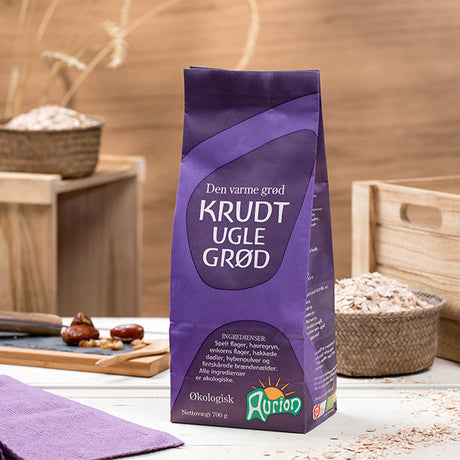 Grötblandning M. Spelt, Dadlar, Havregryn Mm. EKO