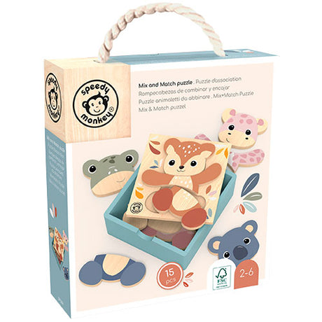 Mix and Match Puzzle, 2-6 år