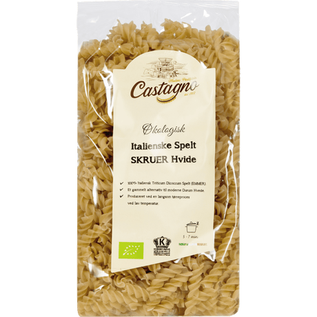 Castagno Dinkel Skruvar Vita Ekologisk | 500 g