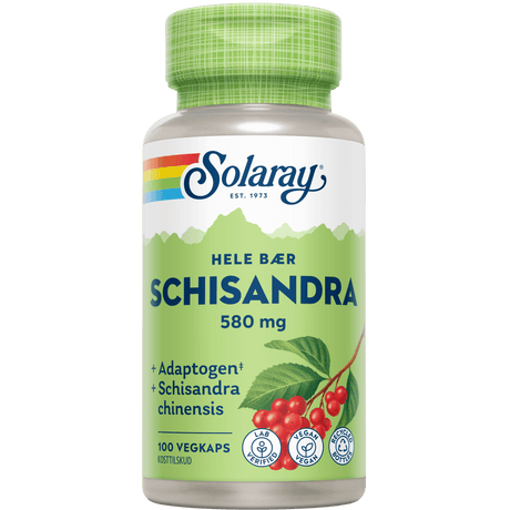 Solaray Schisandra 580 Mg | 100 kapslar