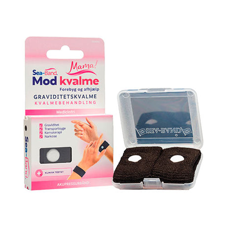 Mod kvalme SeaBand akupressurbånd Mama 