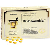 Bio-B-Komplex m. 8 olika B-vitaminer från Pharma Nord