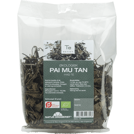Natur-Drogeriet Vitt Te Ekologisk Pai Mu Tan | 50 g