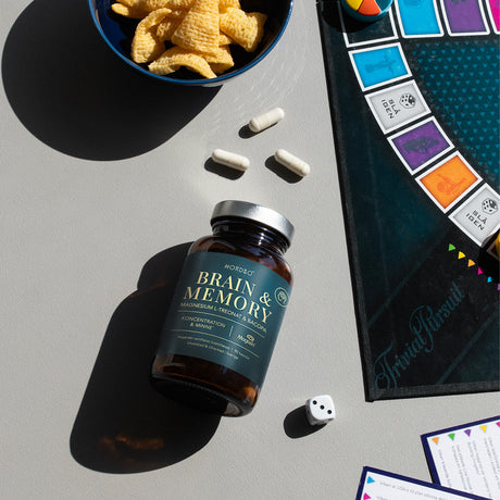 NORDBO Brain & Memory Magnesium | 90 kapslar