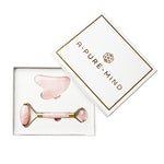 A Pure Mind Presentask Ansiktsrulle samt sten i Rosa Kvarts